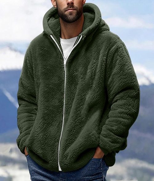 Ultra-Soft Full-Zip Plush Fleece Jacket
